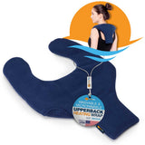 Microwavable Neck Shoulder Heating Pad For Upper Back Soreness, Light Weight For Seniors, Blue